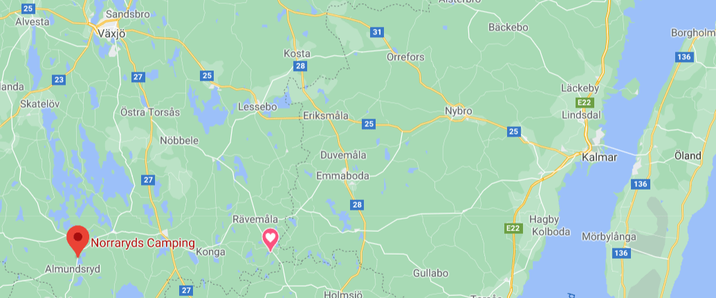 Norraryds Camping,Vaxjö; Schweden